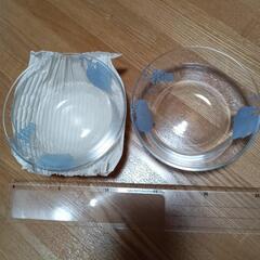 未使用品　ガラス小皿２個セット