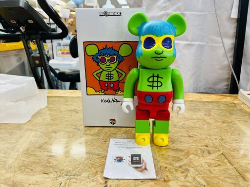 フィギュア BE@RBRICK Keith Haring ANDY MOUSE 400%