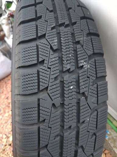 受付終了】スタッドレスタイヤ 155・65R14 トーヨー 社外アルミ  