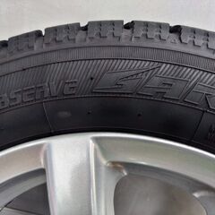 【受付終了】スタッドレスタイヤ　１５５・６５R１４　トーヨー　社外アルミホイール　中古品　４本セット