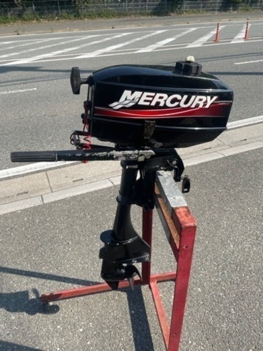 ☆品 Mercury マーキュリー 3AR 2ストローク 2馬力船外機 動作 ☆品 Mercury マーキュリー 3AR 2ストローク 2馬力船外機 動作