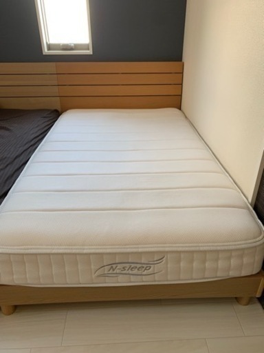 残り1台！ セミダブルベッド N-sleepマットレス付き - その他 