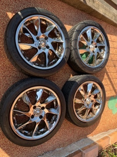 RAYS グリフォニー　メッキ　ダンロップ　165/50R15 軽自動車 RAYS グリフォニー メッキ ダンロップ 165/50R15 軽自動車 【公式通販】