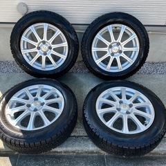 お取引中】アクア スタッドレスタイヤ 美品 175/65 R15 4本ホイールセット