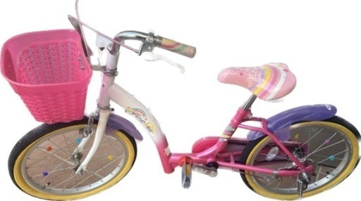 室内保管　子供用自転車　18インチ　プリンセス　四條畷イオンで引き渡し