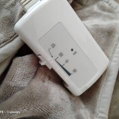 【MUJI 無印良品】羽織れる電気ひざ掛け　ライトブラウン