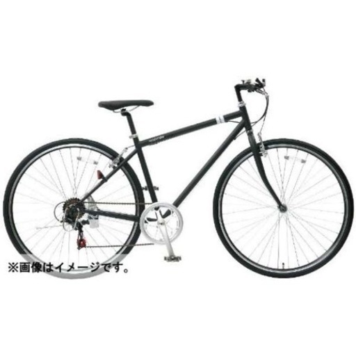 【使用2回】アサヒサイクル　クロスバイク無地　ブラック