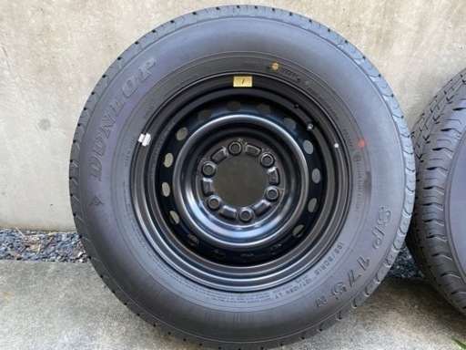 ハイエース6型 新車外し タイヤホイール4本195/80R15 107/105 LT 2022