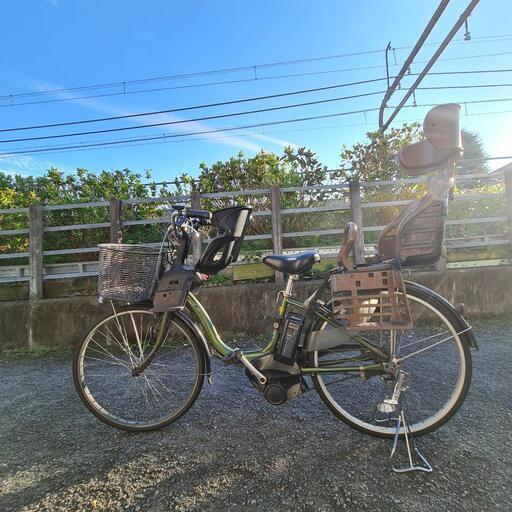 メンテ済電動自転車/子乗せ/取り外し可/3人乗り