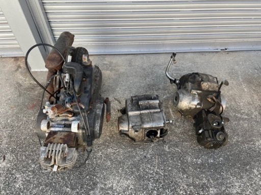ホンダ　モンキー　Ｚ５０ＪＥエンジン、モトコンポ　エンジン　カブ用リアボックス、ジャンク ホンダ モンキー Z50JEエンジン、モトコンポ エンジン カブ用リア
