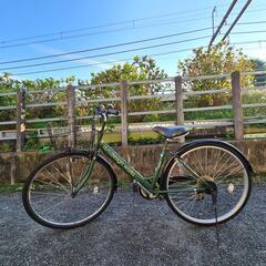 問合わせ済専用】メンテ済み27インチ自転車、電動自転車2台