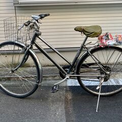 日本製ミヤタ自転車ステンレス２７インチ　シマノ７段変速　LEDラ...
