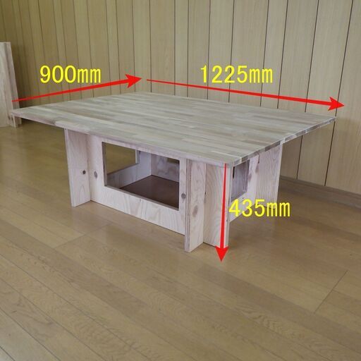 24㎜針葉樹合板製　高さ420㎜　組み立て式　作業台、テーブル　天板は別