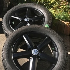 フォルクスワーゲンゴルフ7ホイールとスタッドレス4本