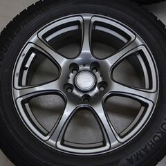 ヨコハマ Ice GUARD iG50 PLUS 215/60R17 20年製 17×7J 5H PCD 114.3 (T1515nhxY)