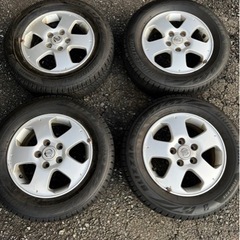 ☆日産セレナ純正ホイール15インチ タイヤ:ブリヂストンVRX2 195/65/R15 2018年製　4本