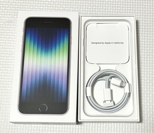 【お取引中】iPhone SE3(第3世代) スターライト 64 GB docomo