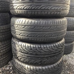 ハイエース等 社外18インチAW 225/45R18 タイヤ付 4本セット
