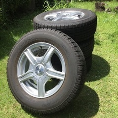 〈値下げ〉 バリ山  冬タイヤ                            実走行 約300km   185／70R 14          ｱﾙﾐﾎｲｰﾙ付4本