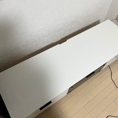 ニトリ　テレビ台　白