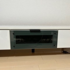 ニトリ　テレビ台　白