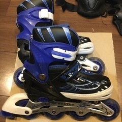 インラインスケート　ヘルメット、サポーターセット　子供用　mサイズ