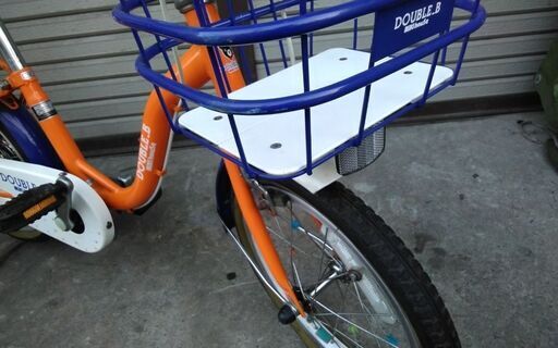 子供用自転車 ミキハウス DOUBLE-B 16インチ オレンジ 配送無料