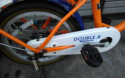子供用自転車 ミキハウス DOUBLE-B 16インチ オレンジ 配送無料