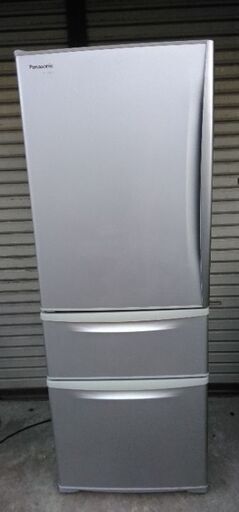パナソニック 3ドア冷蔵庫 321L NR-C329ML 左開き 2011年製 シルバー 配送無料