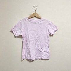 ユニクロ　キッズシンプルTシャツ　ピンク　130