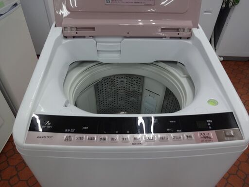 ID 007890　洗濯機日立　7K　２０１６年製　BW-7WV
