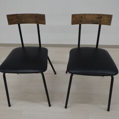 椅子2個セット （小金井市再生家具）品番：10-04-20 