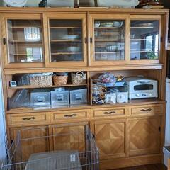 キッチンボード 幅175 食器棚 本棚 大型　近日処分
