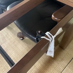 ハイタイプこたつ ダイニングこたつ テーブル 回転椅子4つ付き