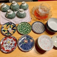 【無料】お茶碗、翔優作の可愛い平皿、小皿、ガラス皿など