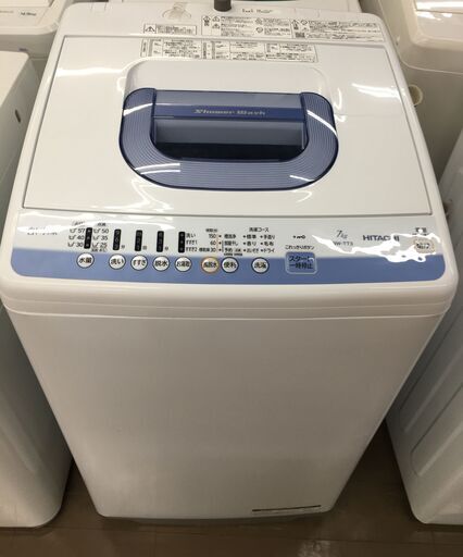 日立　洗濯機　NW-T73 中古品 7.0kg 2017年