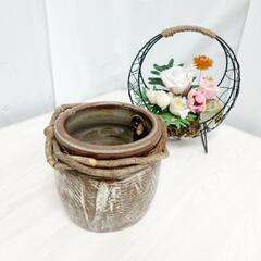 ☆T2210☆ 花瓶 花器　手作り風