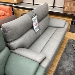 KJ-89【新入荷　アウトレット】ルーカ　3シーターソファ　グレー