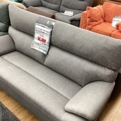 KJ-89【新入荷　アウトレット】ルーカ　3シーターソファ　グレー