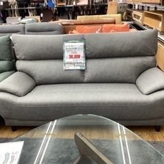 KJ-89【新入荷　アウトレット】ルーカ　3シーターソファ　グレー