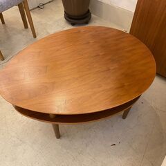 宇都宮でオシャレな家具を探すなら『オトワリバース！』センターテーブル 関家具 リビングテーブル ブラウン リビング家具 中古品
