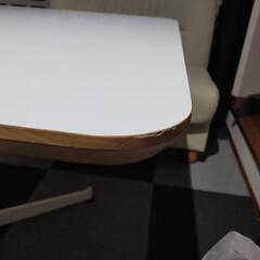 [値下げしました]昇降式 ダイニングテーブル 白 ホワイト