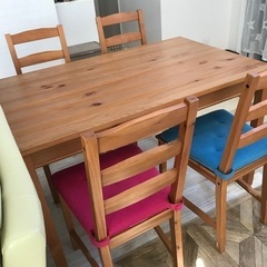 ⭐️お引受先決まりました⭐️【IKEA ダイニングテーブルセット...
