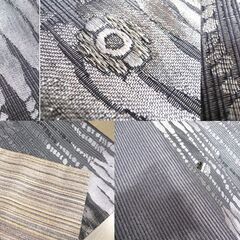 和装 袋帯 グレー系 縞模様 吉兵衛 長さ 約440cm 中古 苫小牧西店