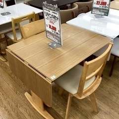 KJ-94【新入荷　リサイクル品】ベンチダイニング4点セット　ナチュラル シギヤマ家具 180cm ダイニングテーブル 4点セット ダイニングチェア