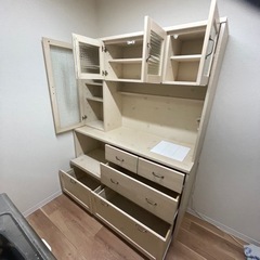 キッチン収納　食器棚　レンジボード　大川家具　ノダ工芸　コンセント付き