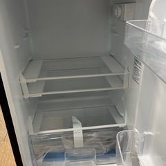 【未使用】2022年製　直冷式　ハイセンスノンフロン2ドア冷蔵庫120L/ブラック/配送設置可能