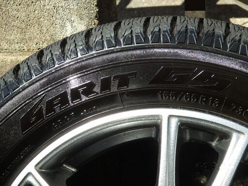 スタッドレスタイヤアルミ4本セットTOYO155/65R13