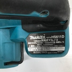 中古品△マキタ(Makita) １６５ミリ充電式マルノコ　 HS611DZ　　本体のみ