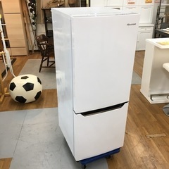 期間限定の特別値下げ！！ S160 ハイセンス 冷蔵庫 幅48cm 150L パールホワイト HR-D15C 2ドア 右開き 自動霜取り コンパクト⭐動作確認済 ⭐クリーニング済 期間限定の特別値下げ！！ S160 ハイセンス 冷蔵庫 幅48cm 150L パール